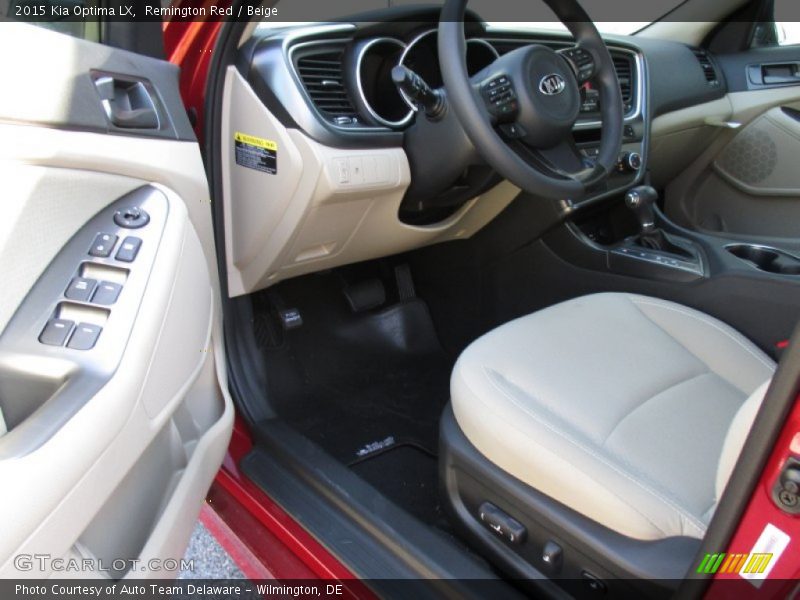 Remington Red / Beige 2015 Kia Optima LX