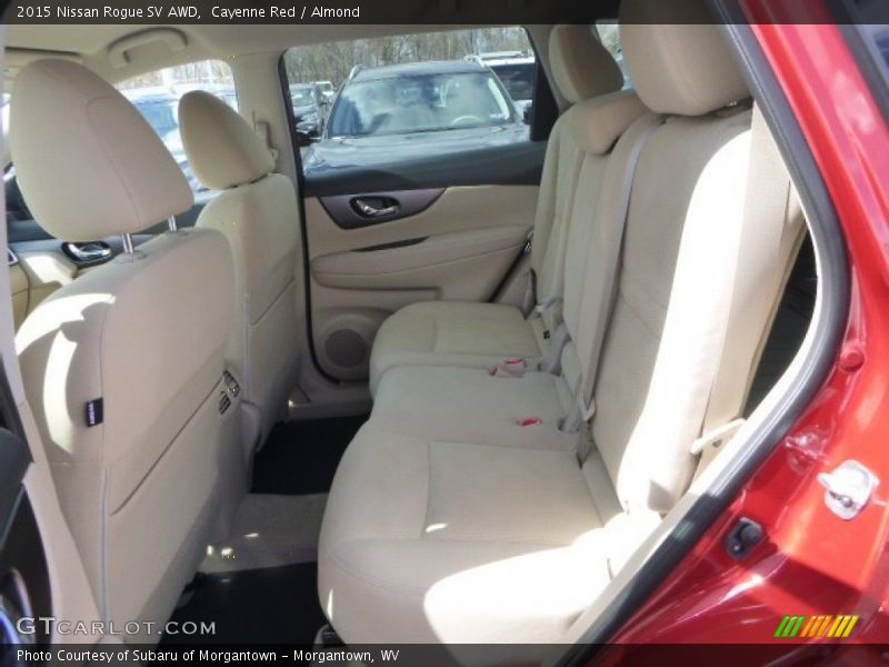 Cayenne Red / Almond 2015 Nissan Rogue SV AWD