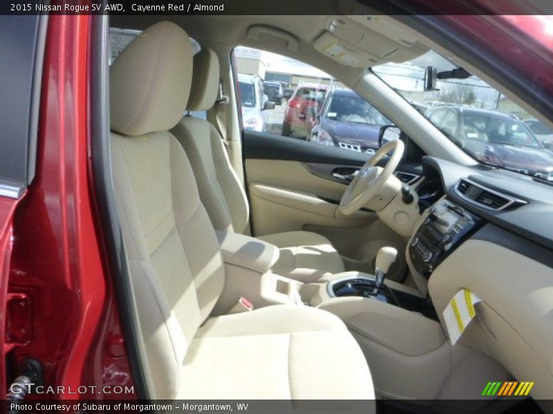 Cayenne Red / Almond 2015 Nissan Rogue SV AWD