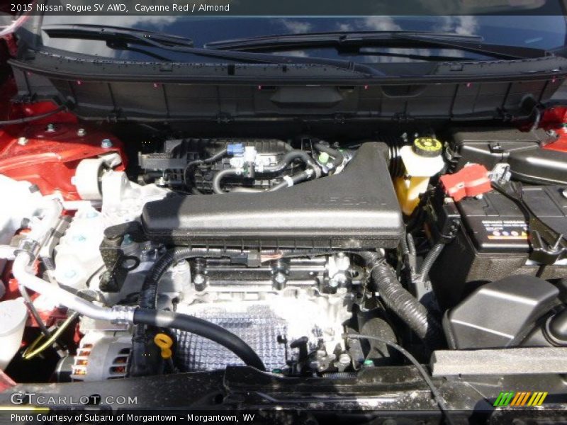 Cayenne Red / Almond 2015 Nissan Rogue SV AWD