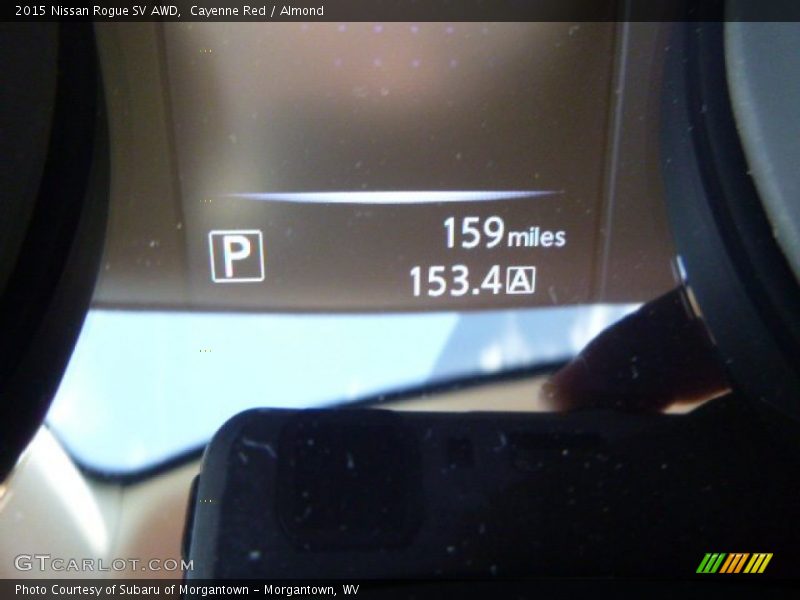 Cayenne Red / Almond 2015 Nissan Rogue SV AWD