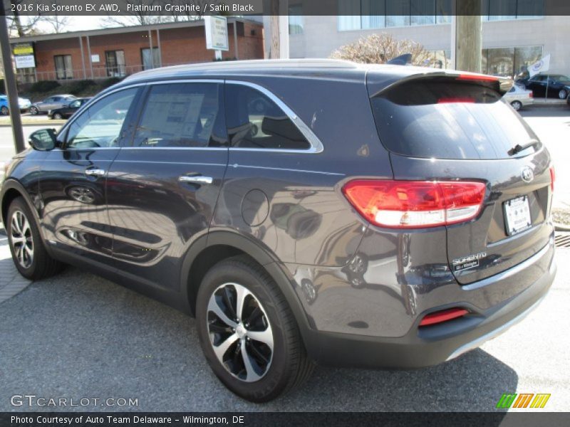 Platinum Graphite / Satin Black 2016 Kia Sorento EX AWD
