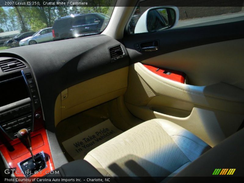 Crystal White / Cashmere 2007 Lexus ES 350