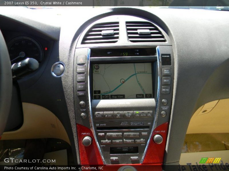 Crystal White / Cashmere 2007 Lexus ES 350