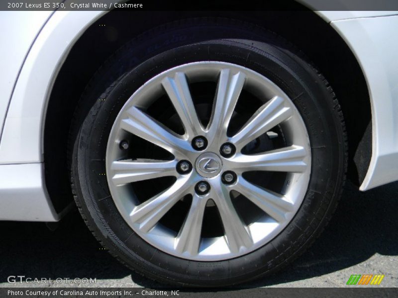 Crystal White / Cashmere 2007 Lexus ES 350