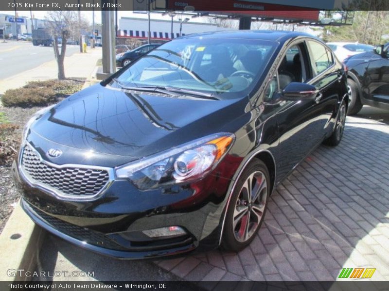 Aurora Black / Black 2015 Kia Forte EX