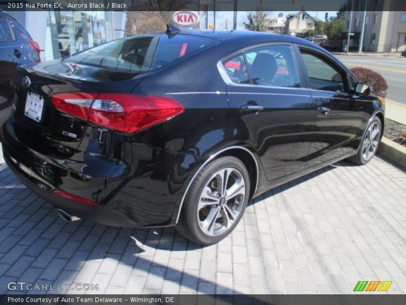 Aurora Black / Black 2015 Kia Forte EX