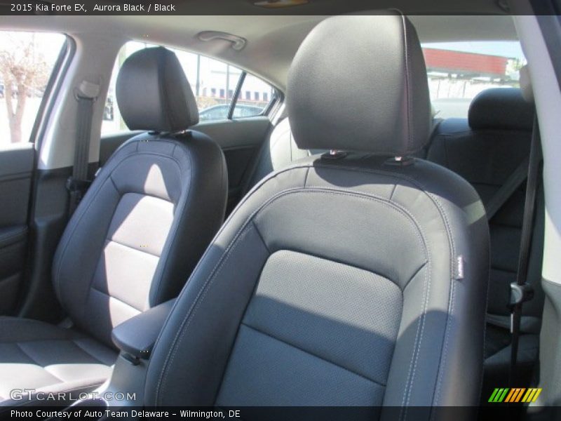 Aurora Black / Black 2015 Kia Forte EX