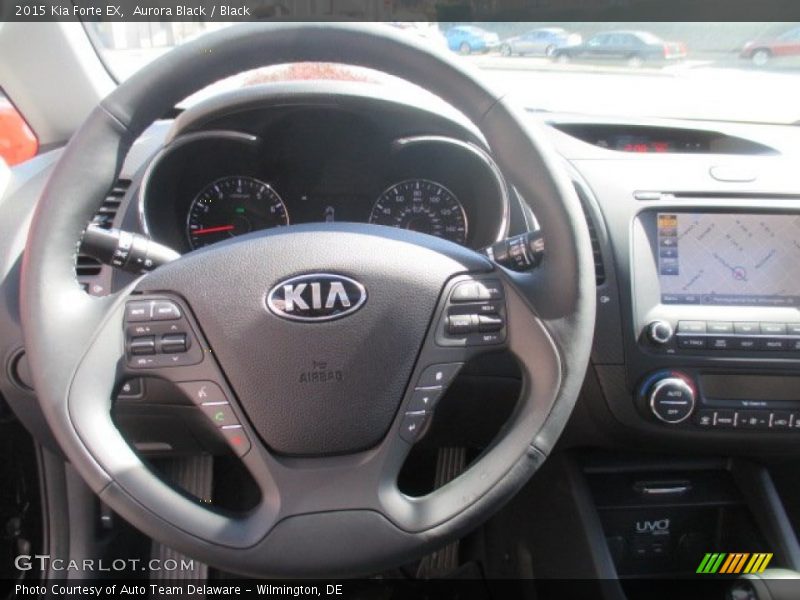 Aurora Black / Black 2015 Kia Forte EX