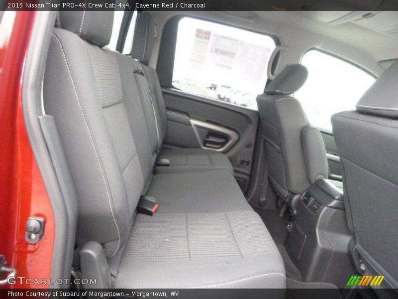 Rear Seat of 2015 Titan PRO-4X Crew Cab 4x4