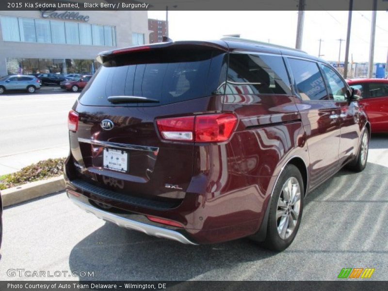 Black Berry / Burgundy 2015 Kia Sedona Limited