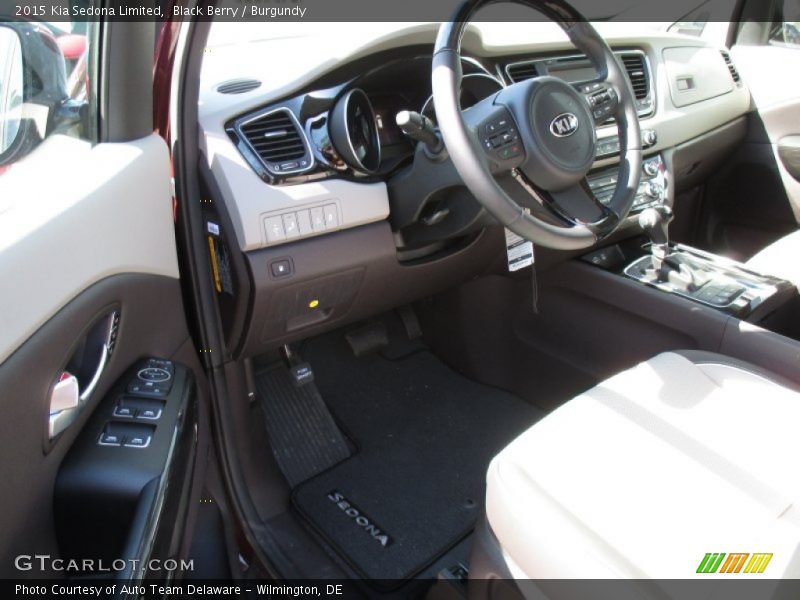 Burgundy Interior - 2015 Sedona Limited 