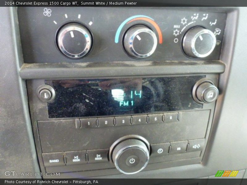 Summit White / Medium Pewter 2014 Chevrolet Express 1500 Cargo WT
