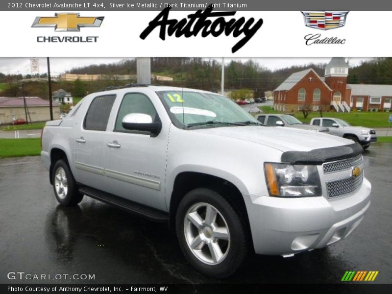 Silver Ice Metallic / Dark Titanium/Light Titanium 2012 Chevrolet Avalanche LT 4x4