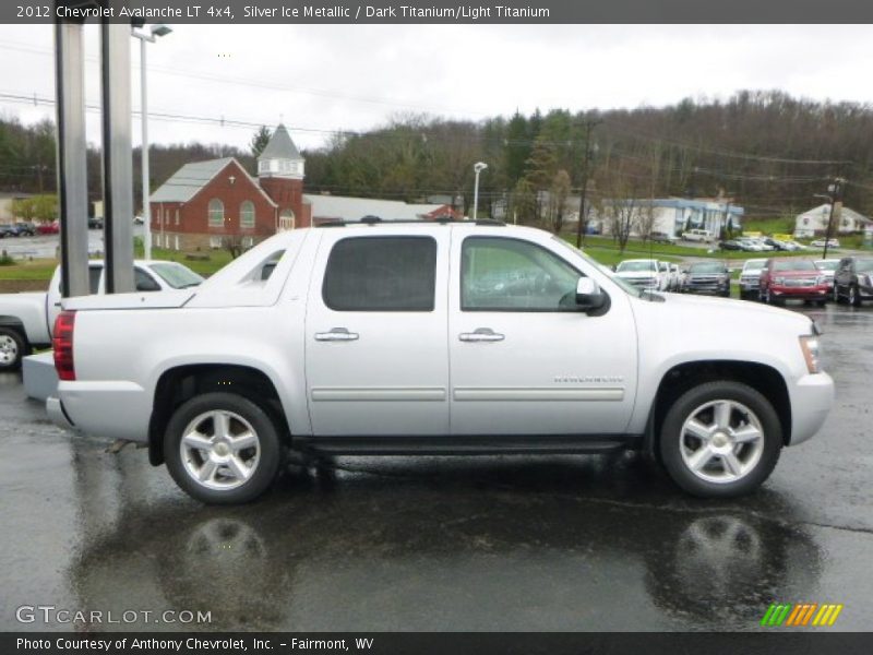 Silver Ice Metallic / Dark Titanium/Light Titanium 2012 Chevrolet Avalanche LT 4x4