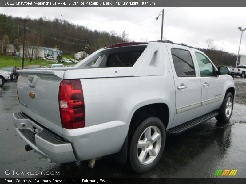 Silver Ice Metallic / Dark Titanium/Light Titanium 2012 Chevrolet Avalanche LT 4x4