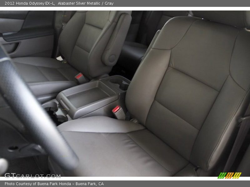 Alabaster Silver Metallic / Gray 2012 Honda Odyssey EX-L
