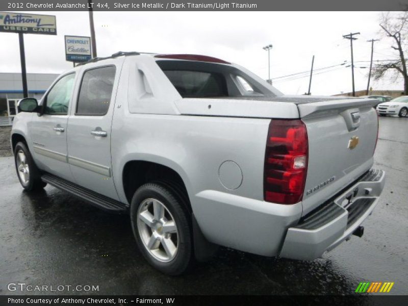 Silver Ice Metallic / Dark Titanium/Light Titanium 2012 Chevrolet Avalanche LT 4x4