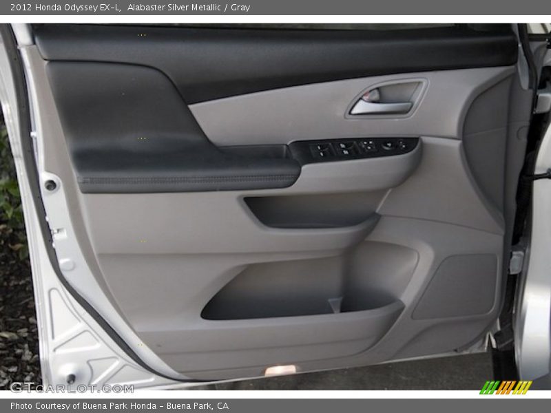 Alabaster Silver Metallic / Gray 2012 Honda Odyssey EX-L