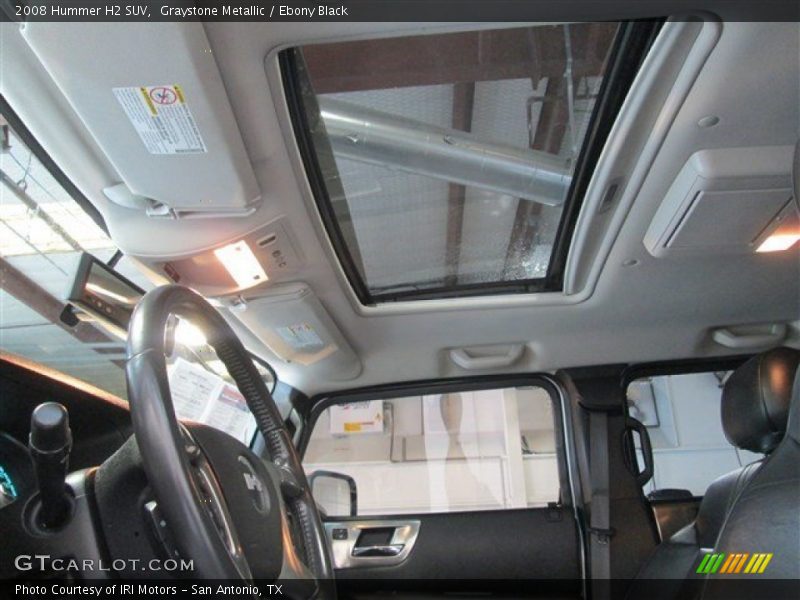 Graystone Metallic / Ebony Black 2008 Hummer H2 SUV
