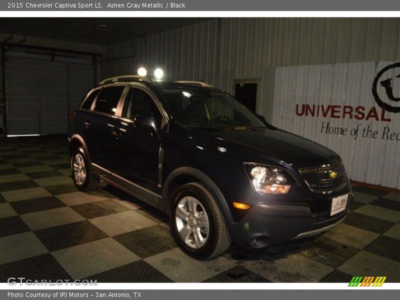 Ashen Gray Metallic / Black 2015 Chevrolet Captiva Sport LS