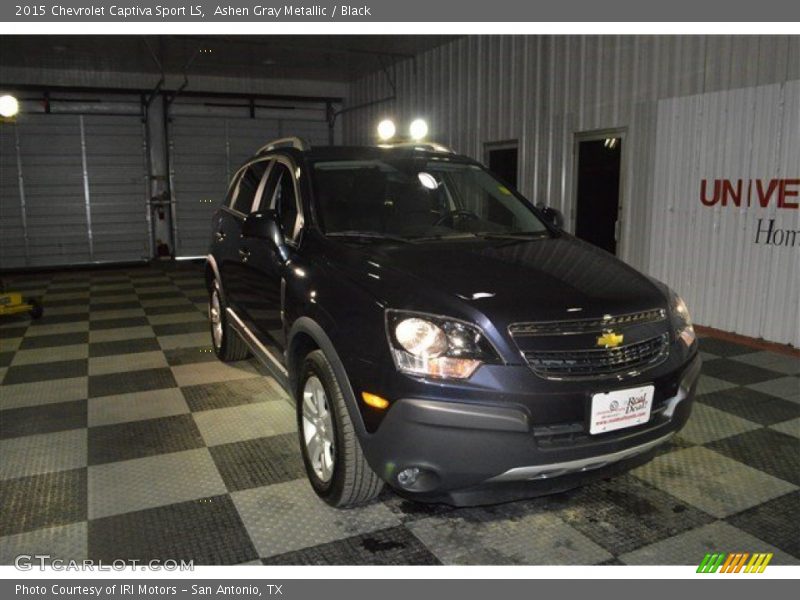 Ashen Gray Metallic / Black 2015 Chevrolet Captiva Sport LS