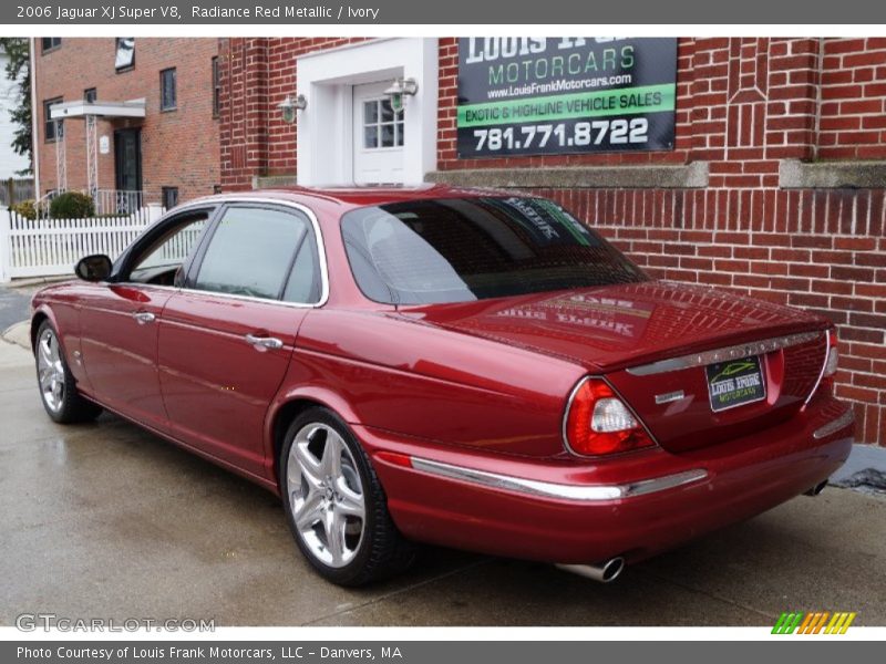 Radiance Red Metallic / Ivory 2006 Jaguar XJ Super V8