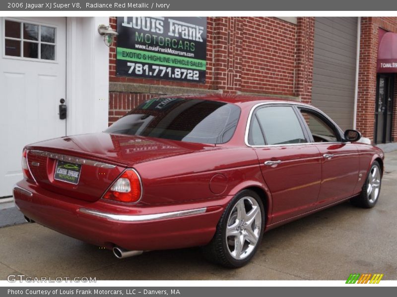 Radiance Red Metallic / Ivory 2006 Jaguar XJ Super V8