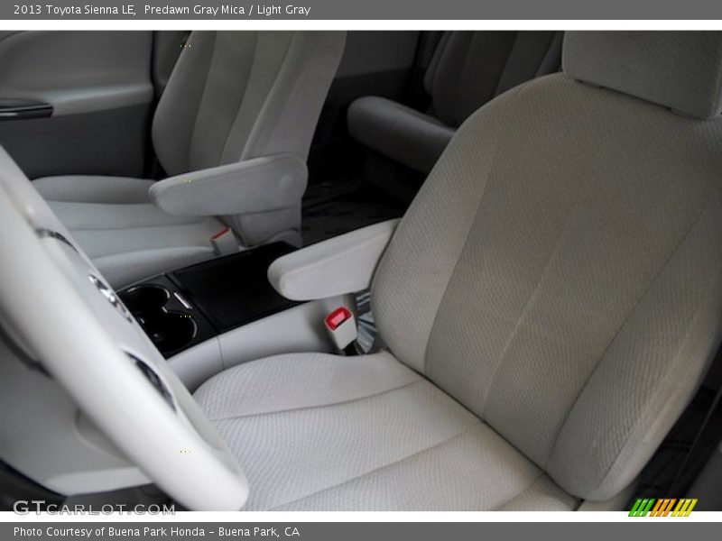 Predawn Gray Mica / Light Gray 2013 Toyota Sienna LE