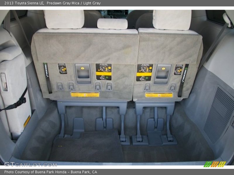 Predawn Gray Mica / Light Gray 2013 Toyota Sienna LE
