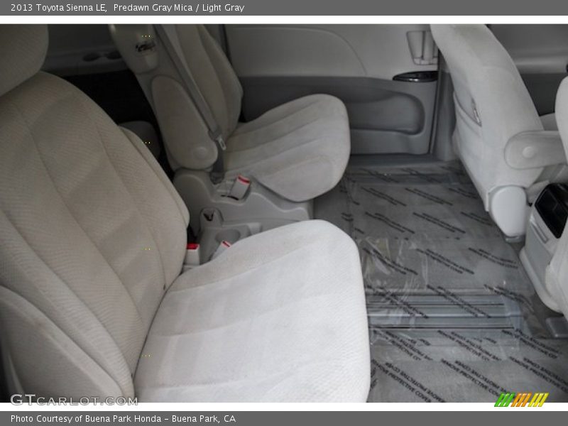Predawn Gray Mica / Light Gray 2013 Toyota Sienna LE