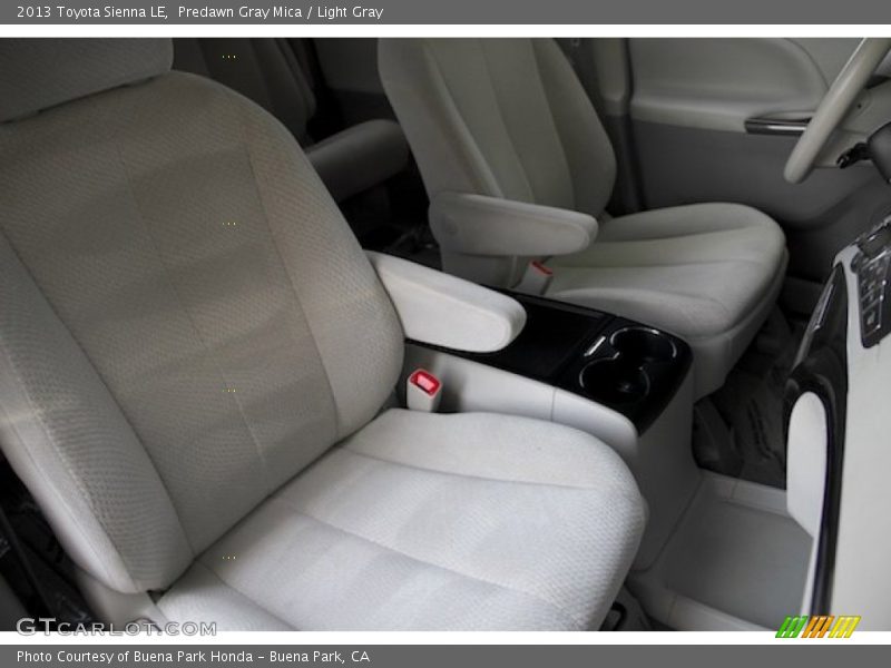 Predawn Gray Mica / Light Gray 2013 Toyota Sienna LE