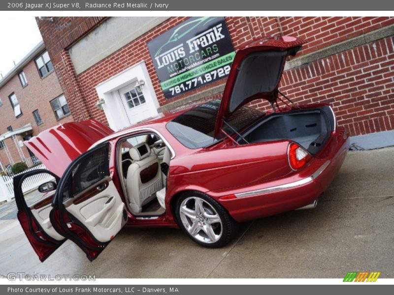 Radiance Red Metallic / Ivory 2006 Jaguar XJ Super V8