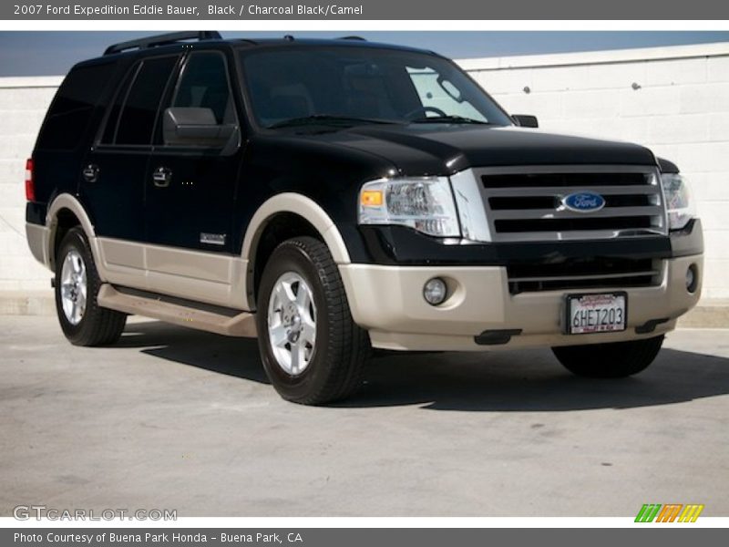 Black / Charcoal Black/Camel 2007 Ford Expedition Eddie Bauer
