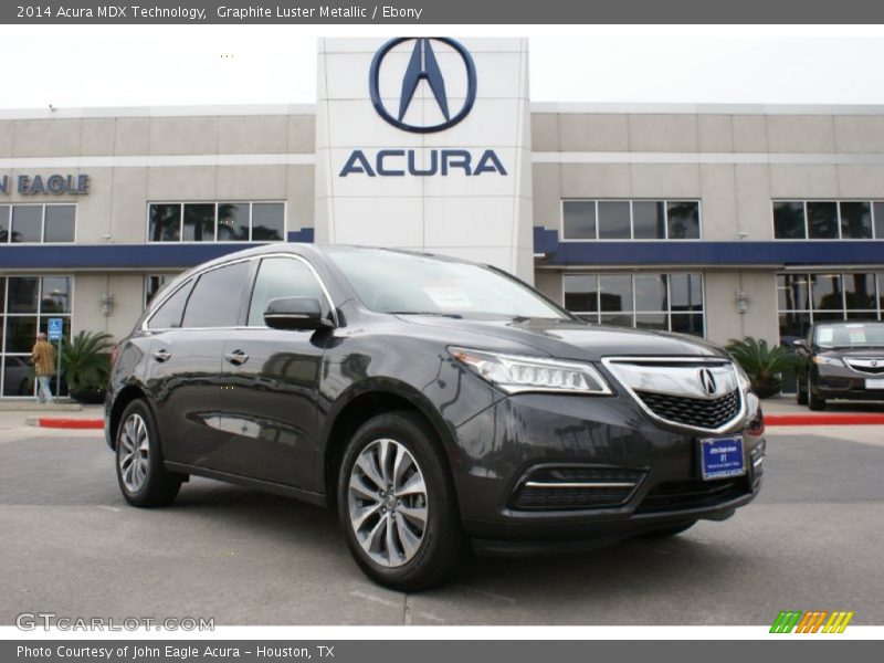 Graphite Luster Metallic / Ebony 2014 Acura MDX Technology