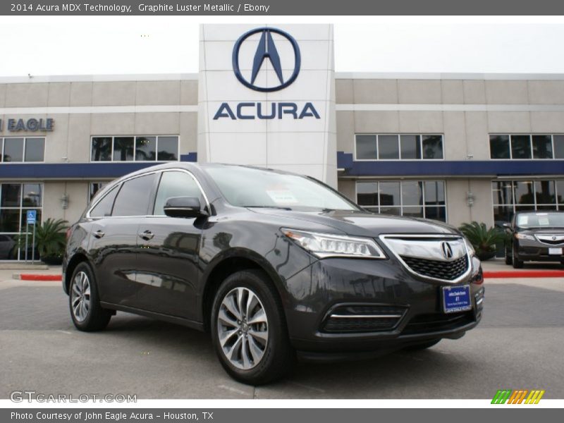Graphite Luster Metallic / Ebony 2014 Acura MDX Technology