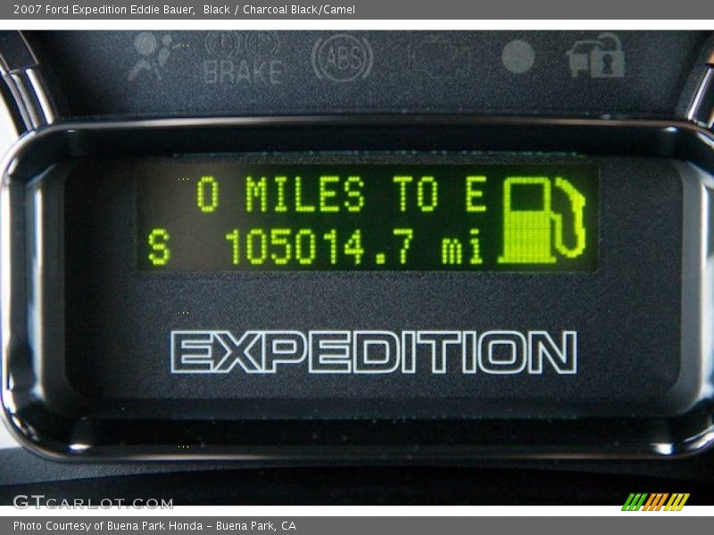 Black / Charcoal Black/Camel 2007 Ford Expedition Eddie Bauer