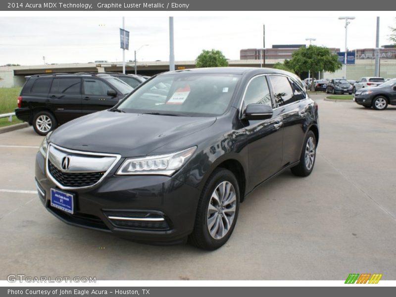 Graphite Luster Metallic / Ebony 2014 Acura MDX Technology