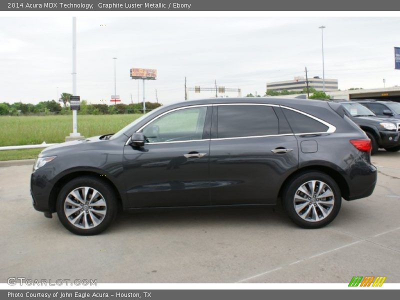 Graphite Luster Metallic / Ebony 2014 Acura MDX Technology