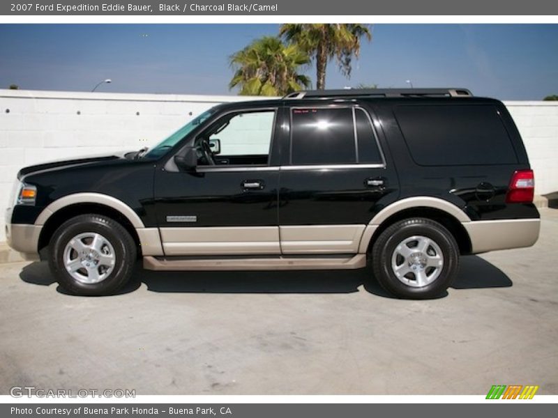 Black / Charcoal Black/Camel 2007 Ford Expedition Eddie Bauer