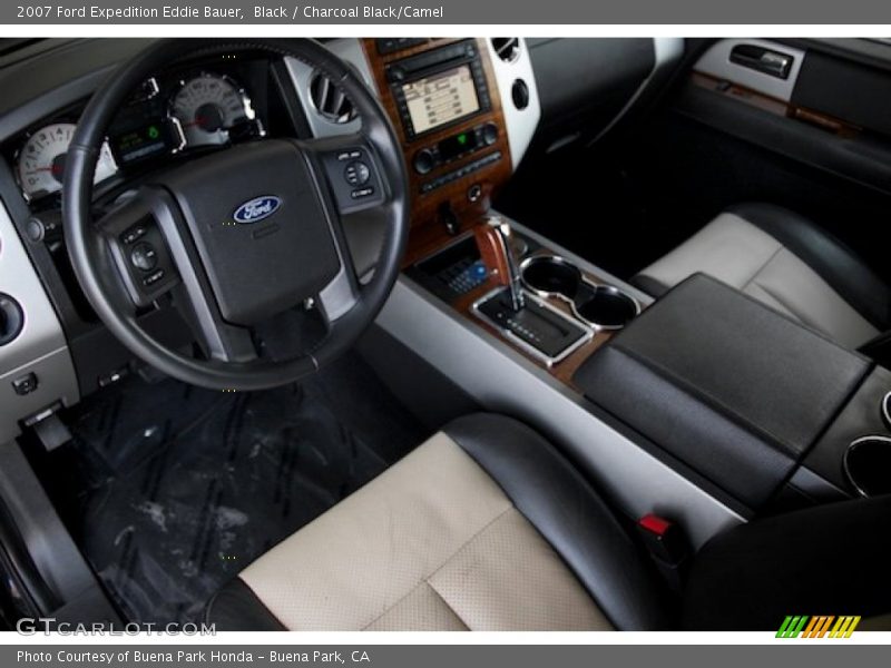 Black / Charcoal Black/Camel 2007 Ford Expedition Eddie Bauer