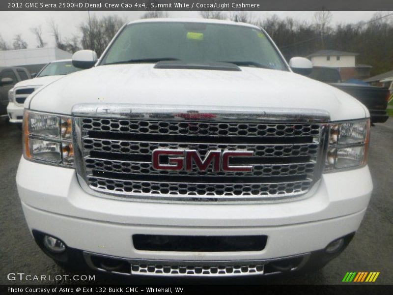 Summit White / Cocoa/Light Cashmere 2012 GMC Sierra 2500HD Denali Crew Cab 4x4