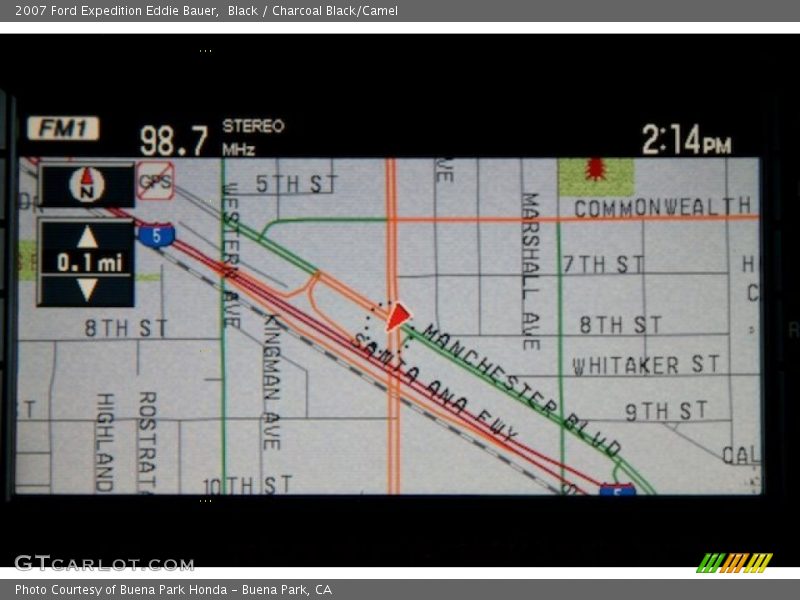 Black / Charcoal Black/Camel 2007 Ford Expedition Eddie Bauer
