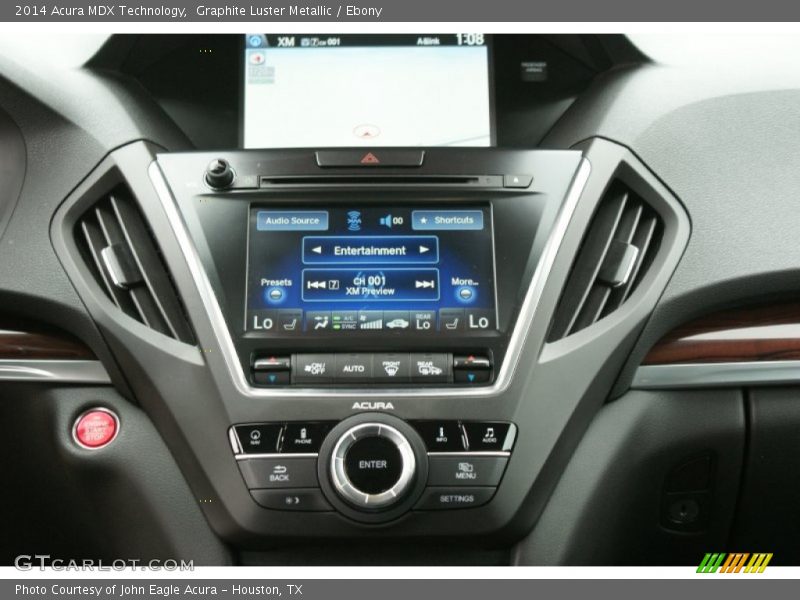 Graphite Luster Metallic / Ebony 2014 Acura MDX Technology