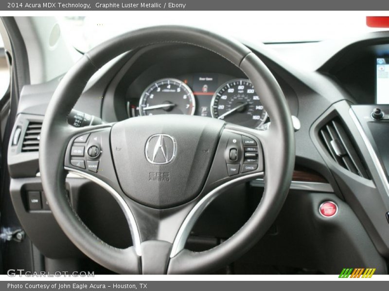 Graphite Luster Metallic / Ebony 2014 Acura MDX Technology