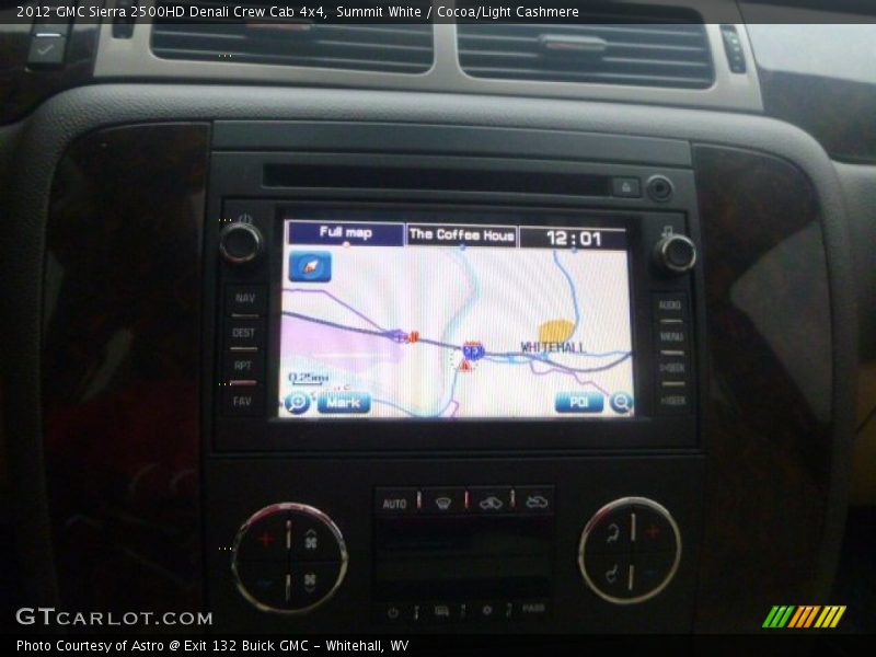 Summit White / Cocoa/Light Cashmere 2012 GMC Sierra 2500HD Denali Crew Cab 4x4