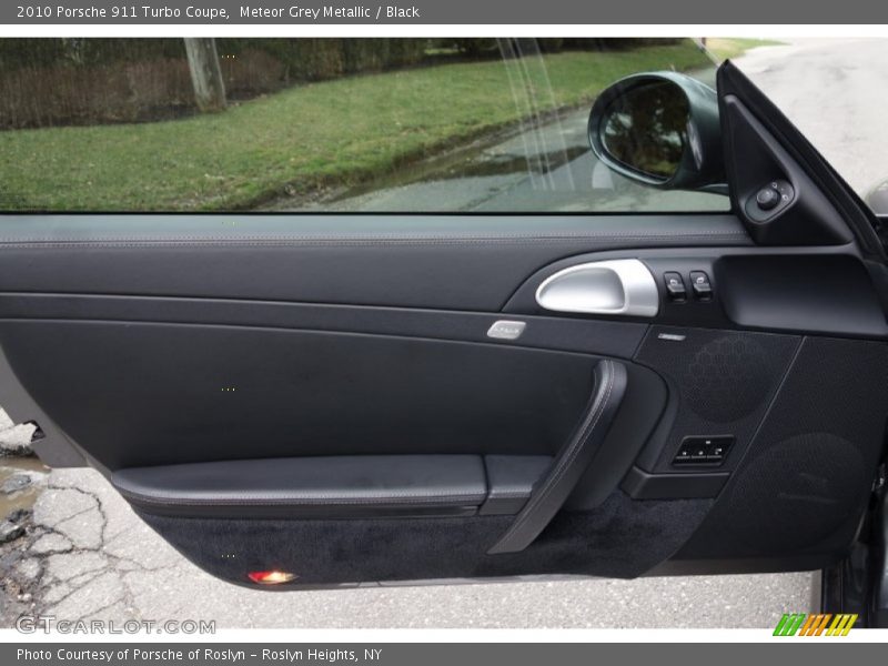 Meteor Grey Metallic / Black 2010 Porsche 911 Turbo Coupe