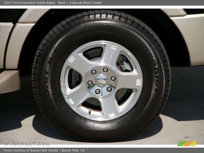 Black / Charcoal Black/Camel 2007 Ford Expedition Eddie Bauer
