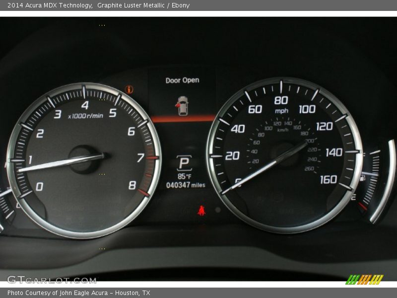 Graphite Luster Metallic / Ebony 2014 Acura MDX Technology