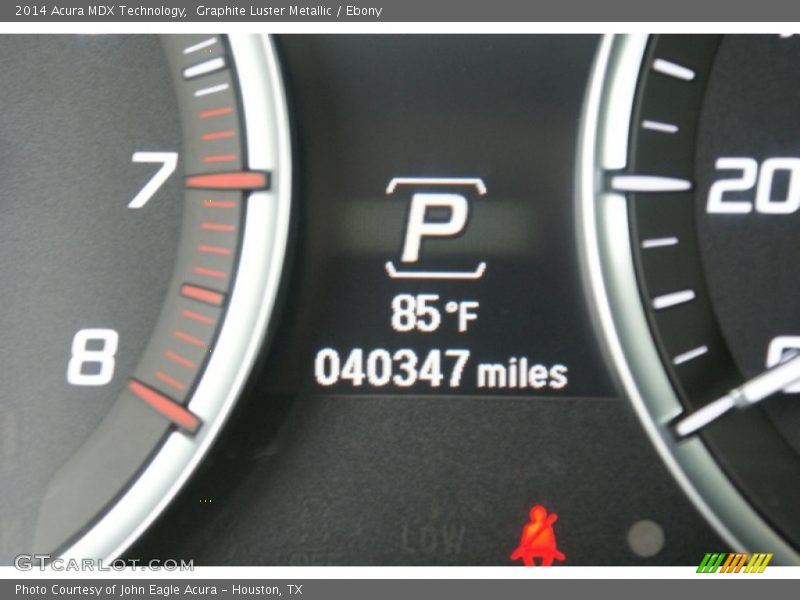 Graphite Luster Metallic / Ebony 2014 Acura MDX Technology